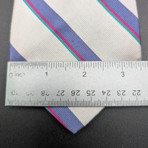 Polo Ralph Lauren 6 Silk Tie Lot Mens Striped Crest Medallion Polo Player Preppy - Picture 8 of 16